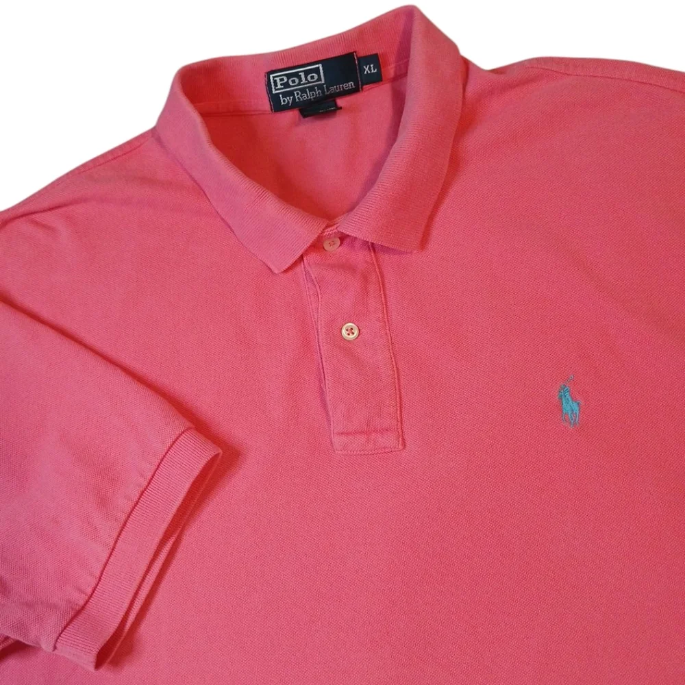 Polo by Ralph Lauren Pink Polo‎ Shirt Men  XL